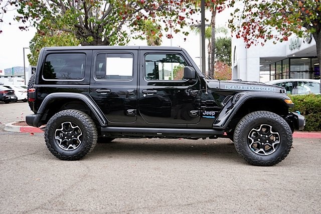 Used 2021 Black Jeep Unlimited Rubicon 4xe image 6
