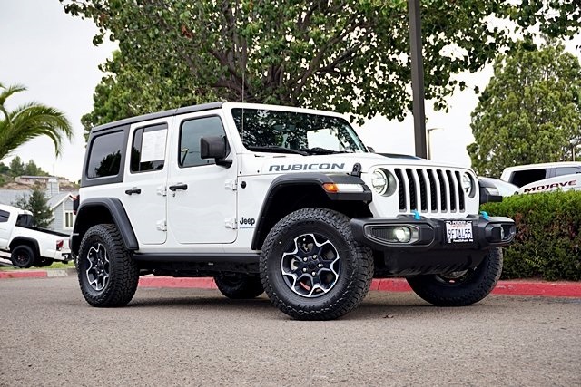 Certified Used 2023 White Jeep Rubicon 4xe image 1
