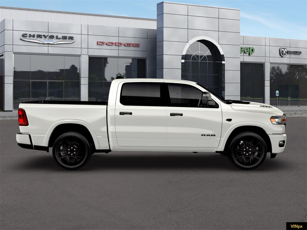 New 2026 Bright White Clear-Coat Exterior Paint RAM Laramie image 8