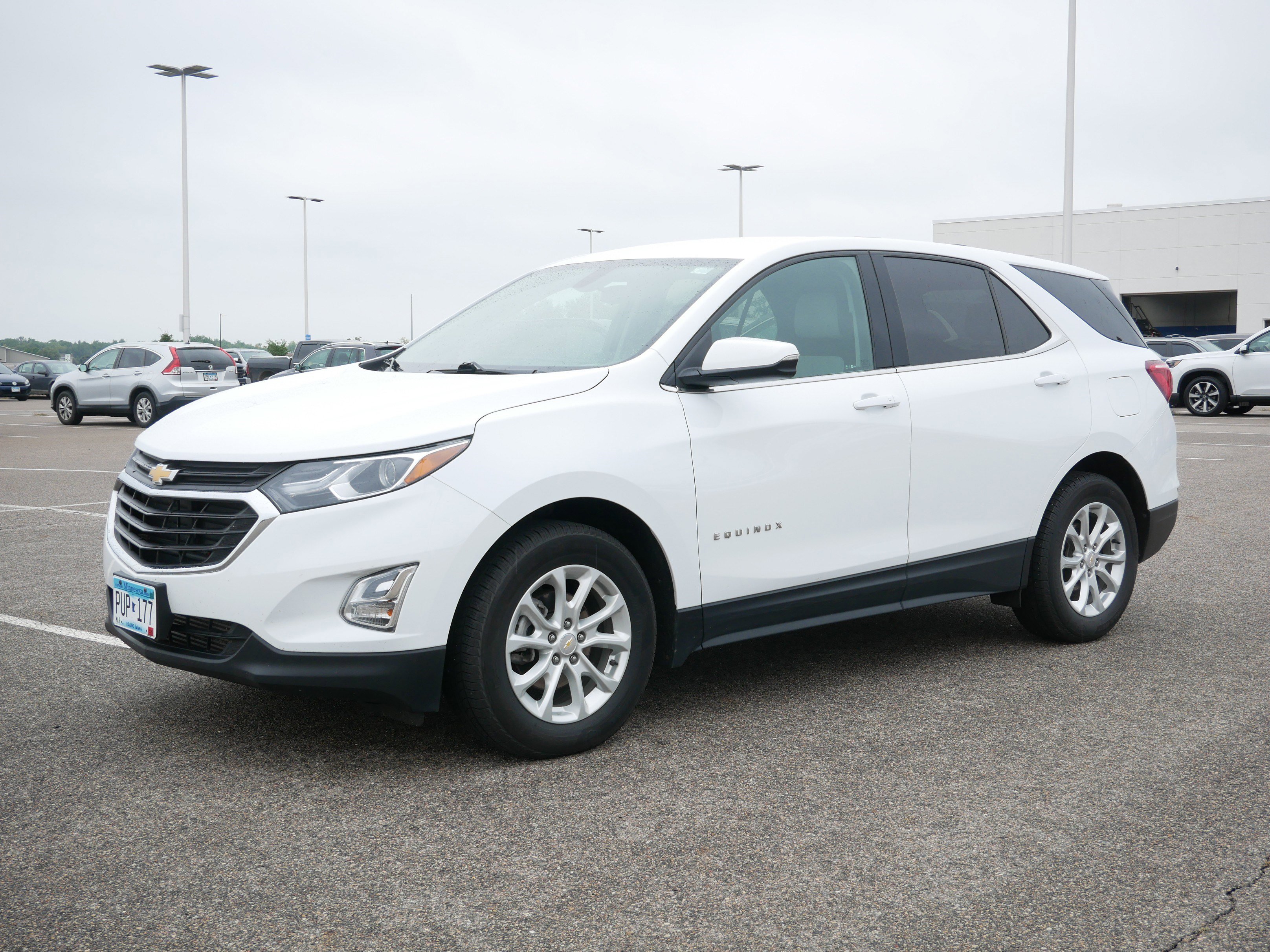 Used 2018 Chevrolet Equinox LT with VIN 2GNAXJEV2J6308149 for sale in Waite Park, Minnesota