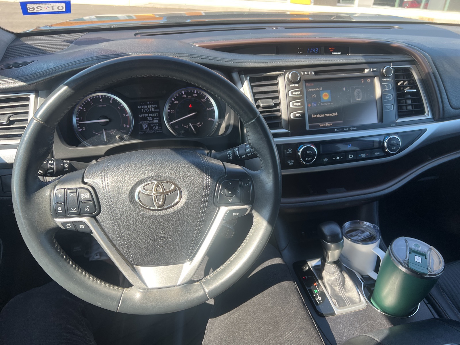 Used 2016 Toyota Highlander LE Plus with VIN 5TDZKRFH0GS166190 for sale in Kansas City