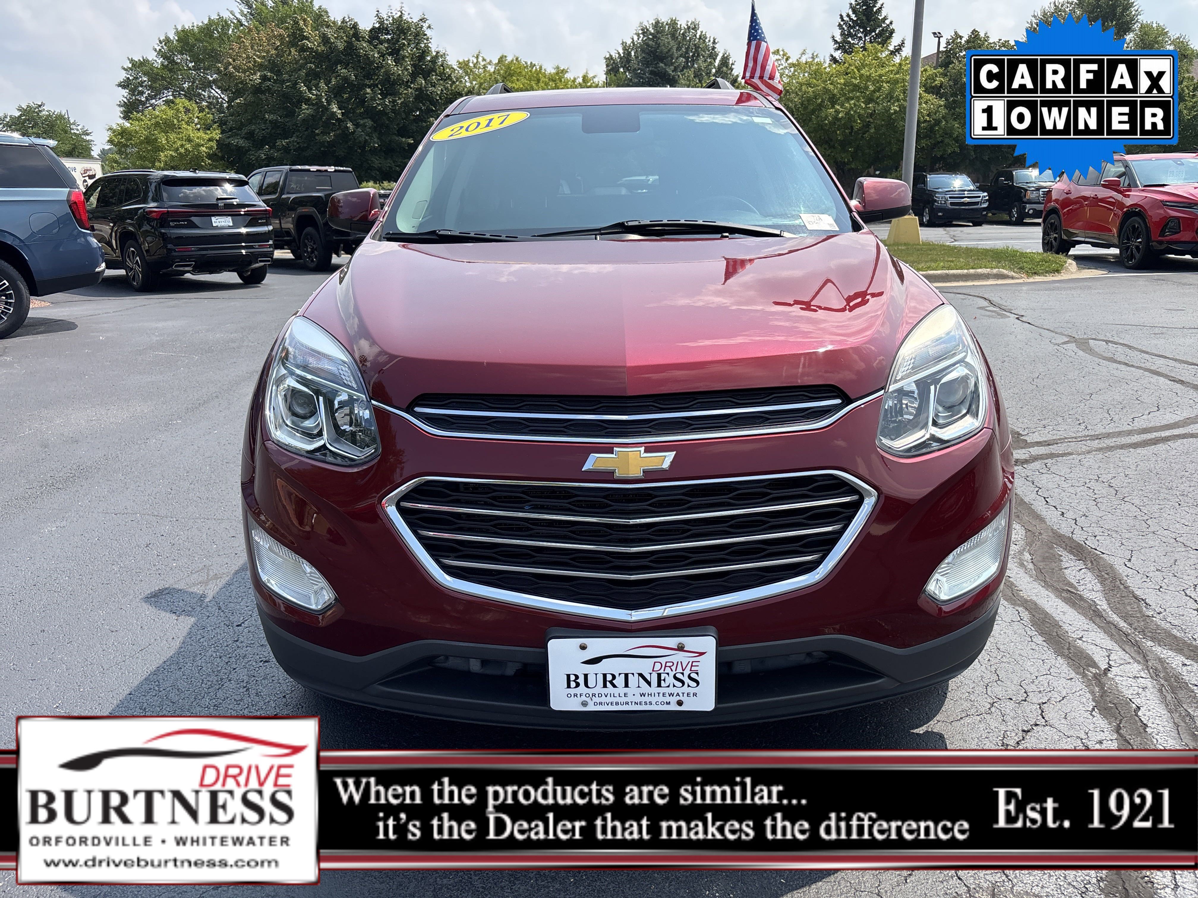 Used 2017 Chevrolet Equinox LT with VIN 2GNFLFEK6H6187575 for sale in Whitewater, WI