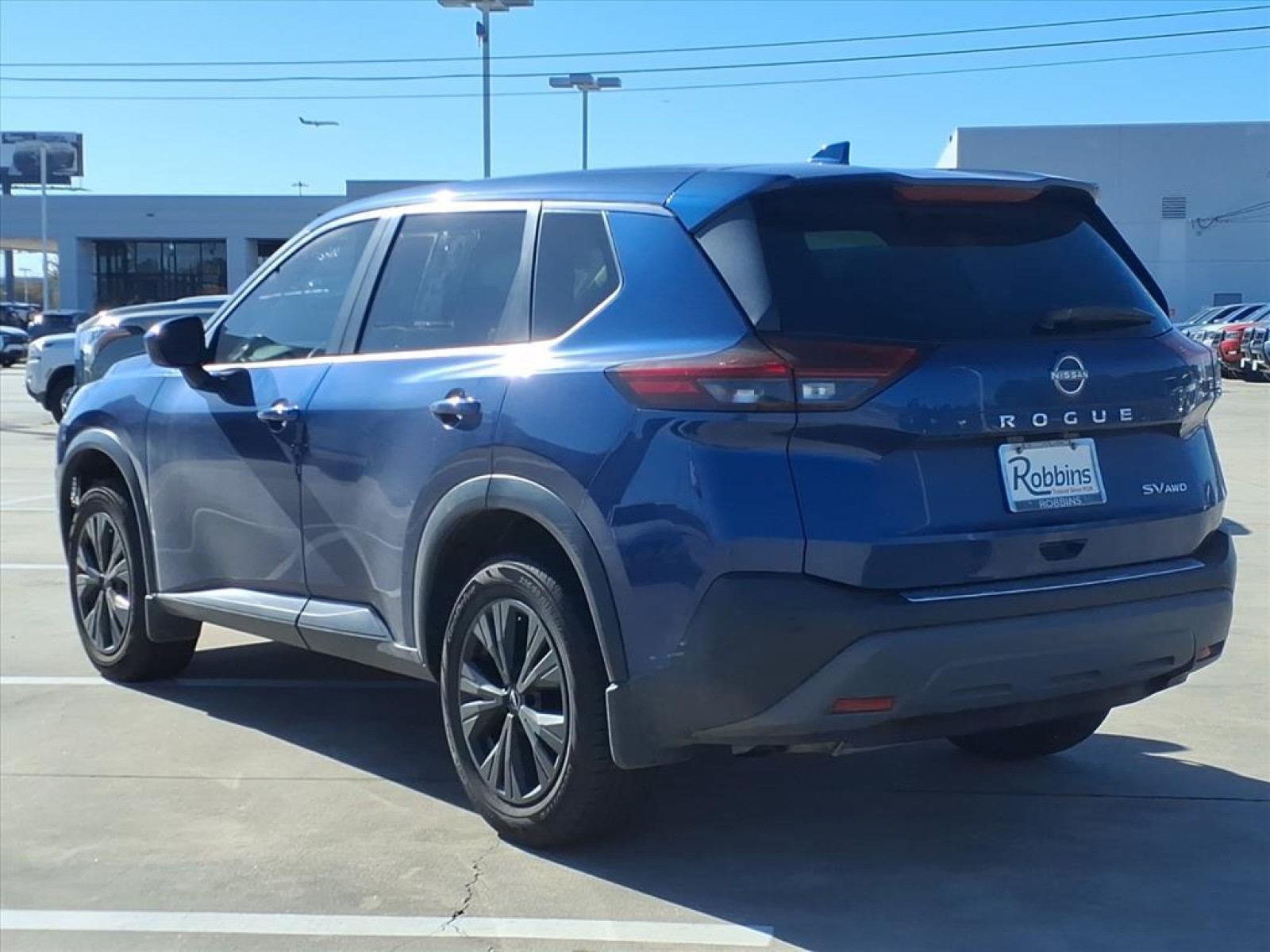 2023 Nissan Rogue SV Blue at Sterling McCall Nissan