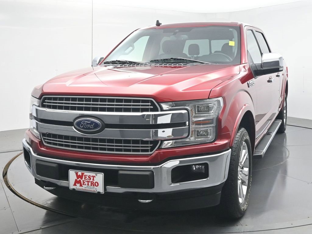 Used 2019 Ford F-150 Lariat with VIN 1FTFW1E4XKFC56544 for sale in Monticello, Minnesota