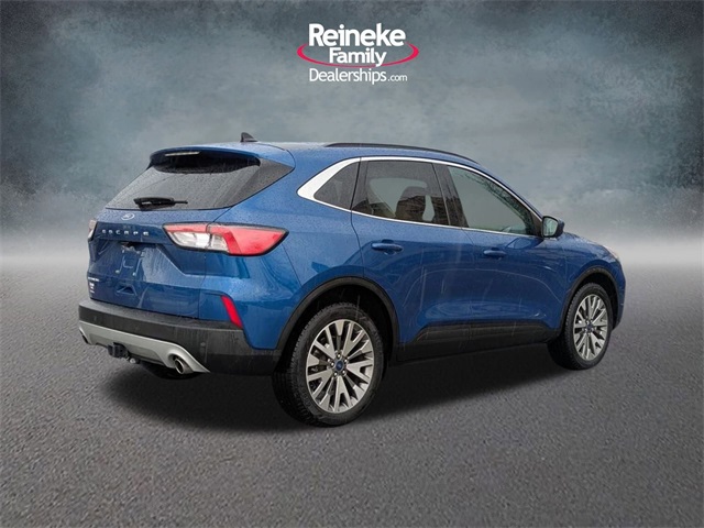 Used 2022 Blue Ford Titanium image 1