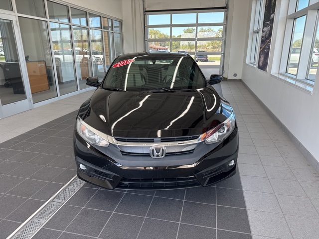 Used 2018 Honda Civic EX-T with VIN 2HGFC3B37JH354414 for sale in Standish, MI