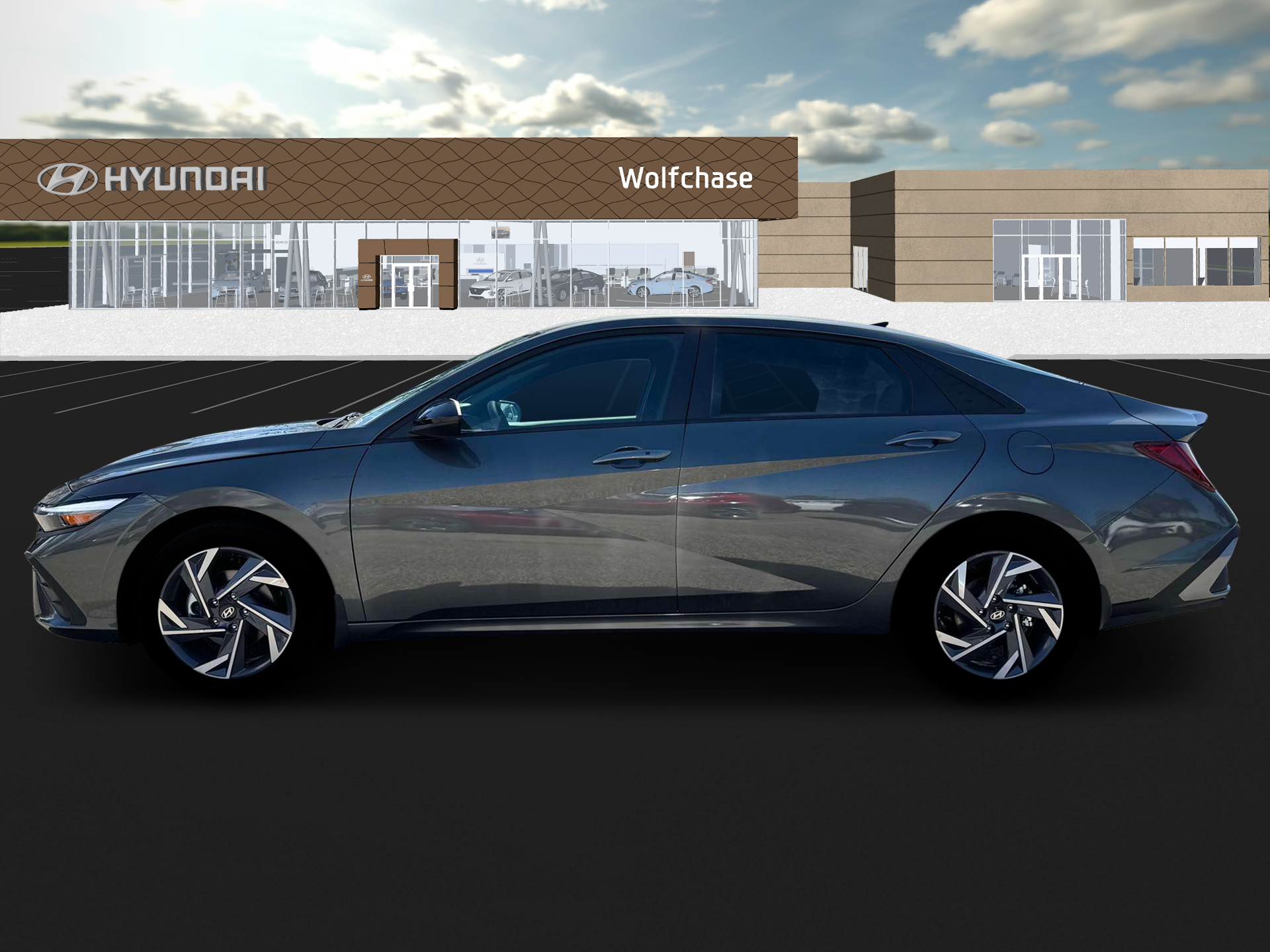 New 2025 Gray Hyundai SEL Sport image 3