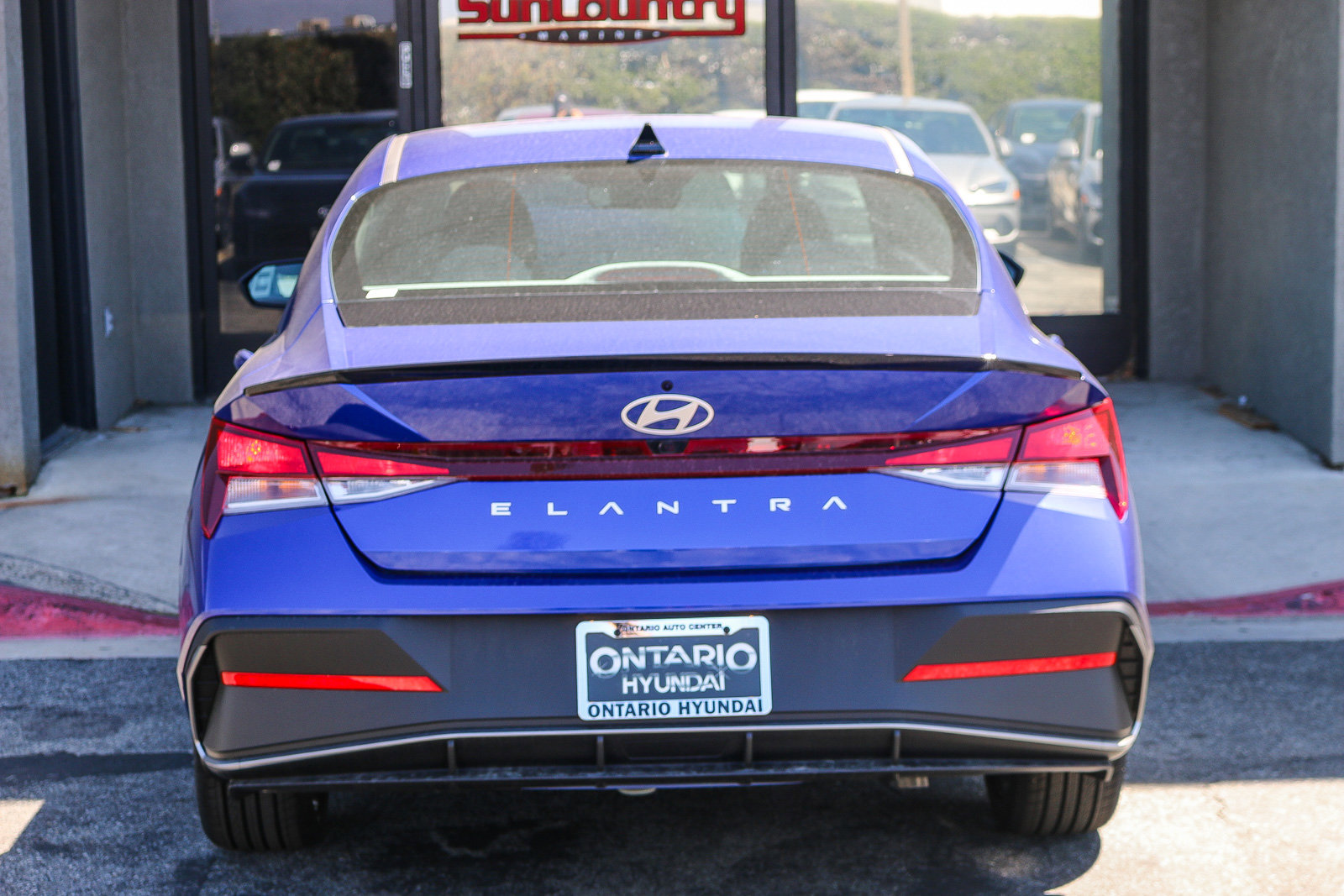 New 2025 Intense Blue Hyundai SEL Sport image 7