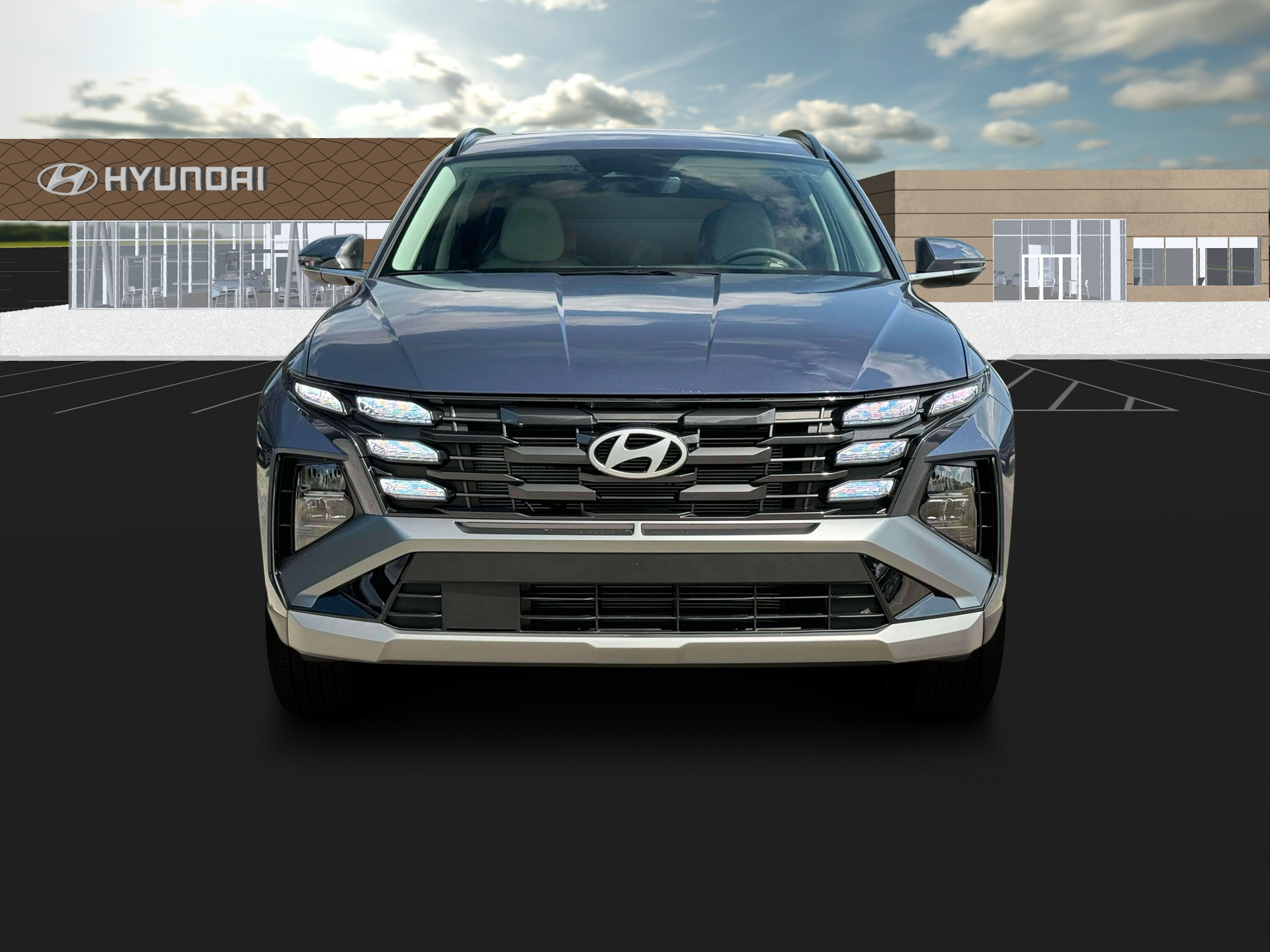 New 2025 Blue Hyundai SEL Convenience AWD image 12