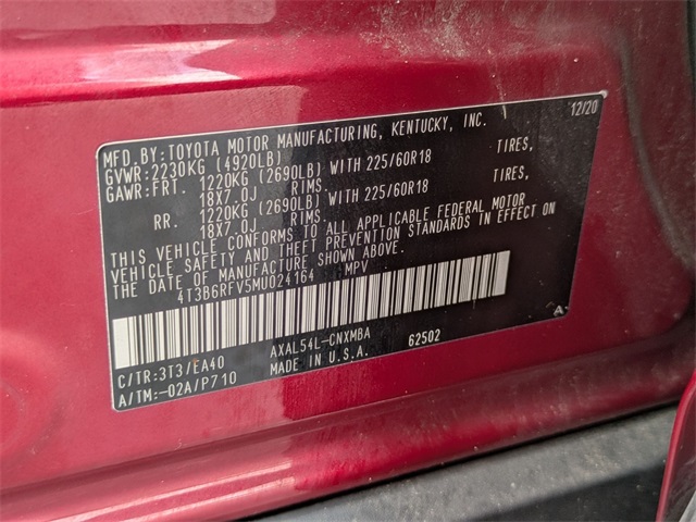 2021 Toyota RAV4 Hybrid XLE Premium photo 30