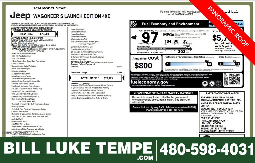 2024 Jeep Wagoneer S Launch Edition's photo