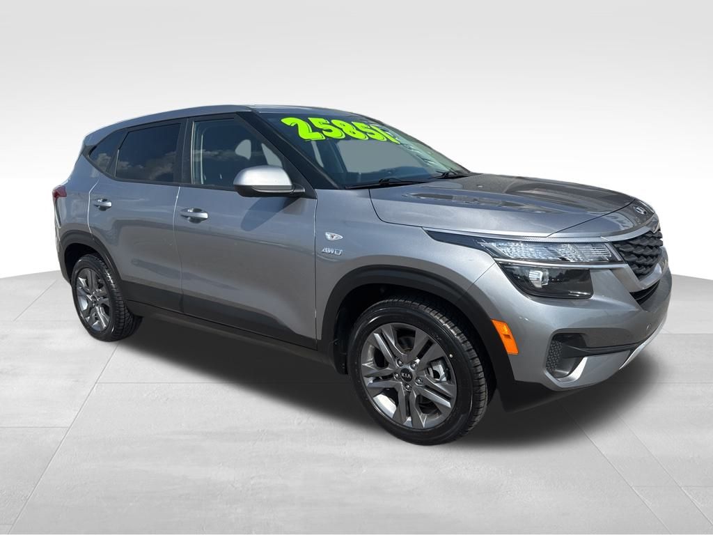 Certified 2021 Kia Seltos LX with VIN KNDEPCAA8M7221854 for sale in Arab, AL