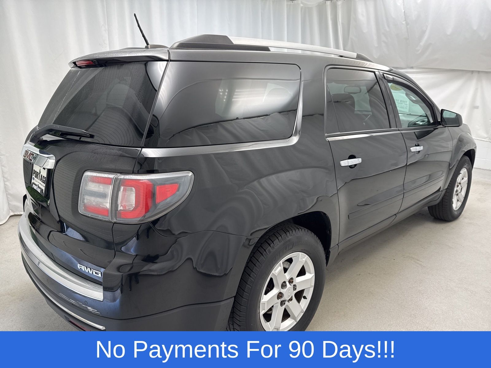 Used 2016 GMC Acadia SLE-2 with VIN 1GKKVPKD3GJ206005 for sale in Portage, WI