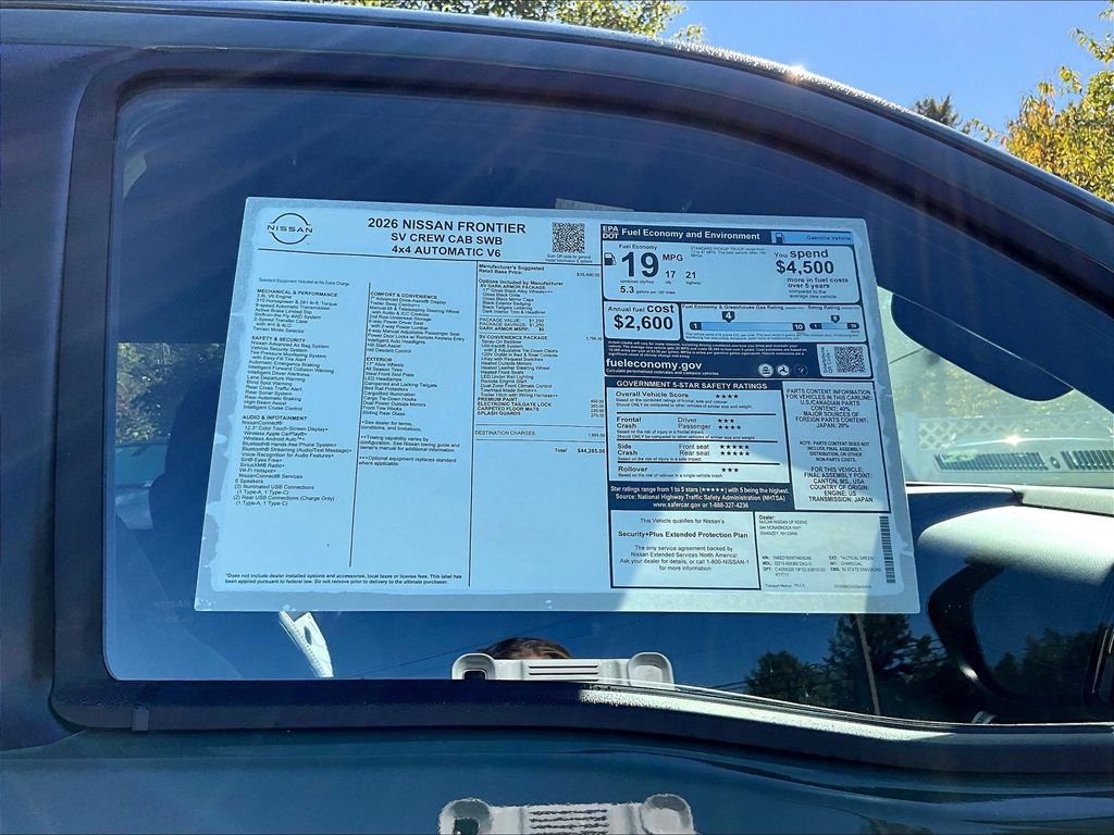 2026 Nissan Frontier SV photo 13