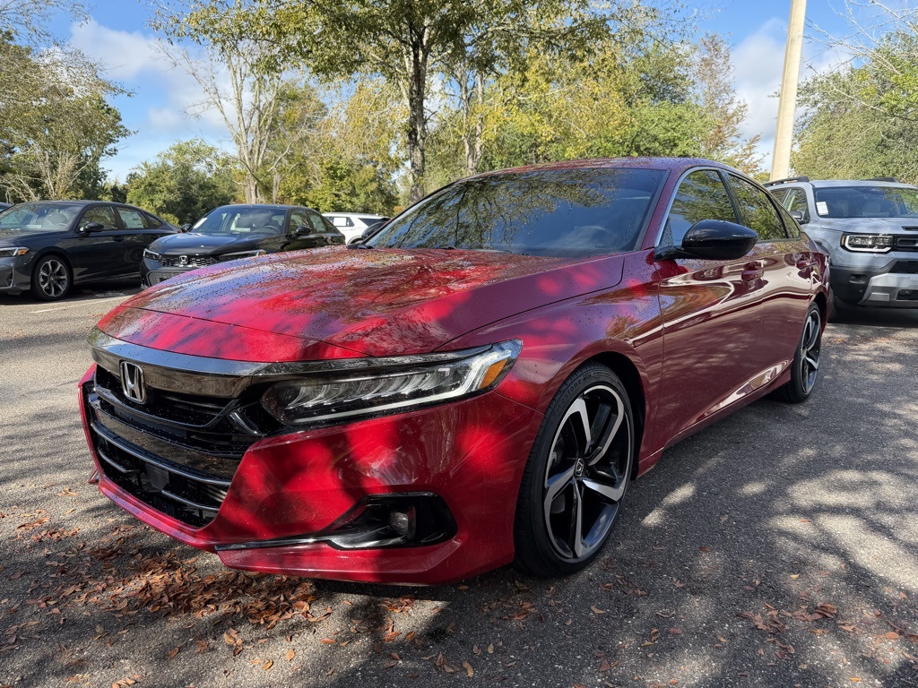 Used 2021 Honda Accord Sport with VIN 1HGCV1F32MA077055 for sale in Northfield, Minnesota