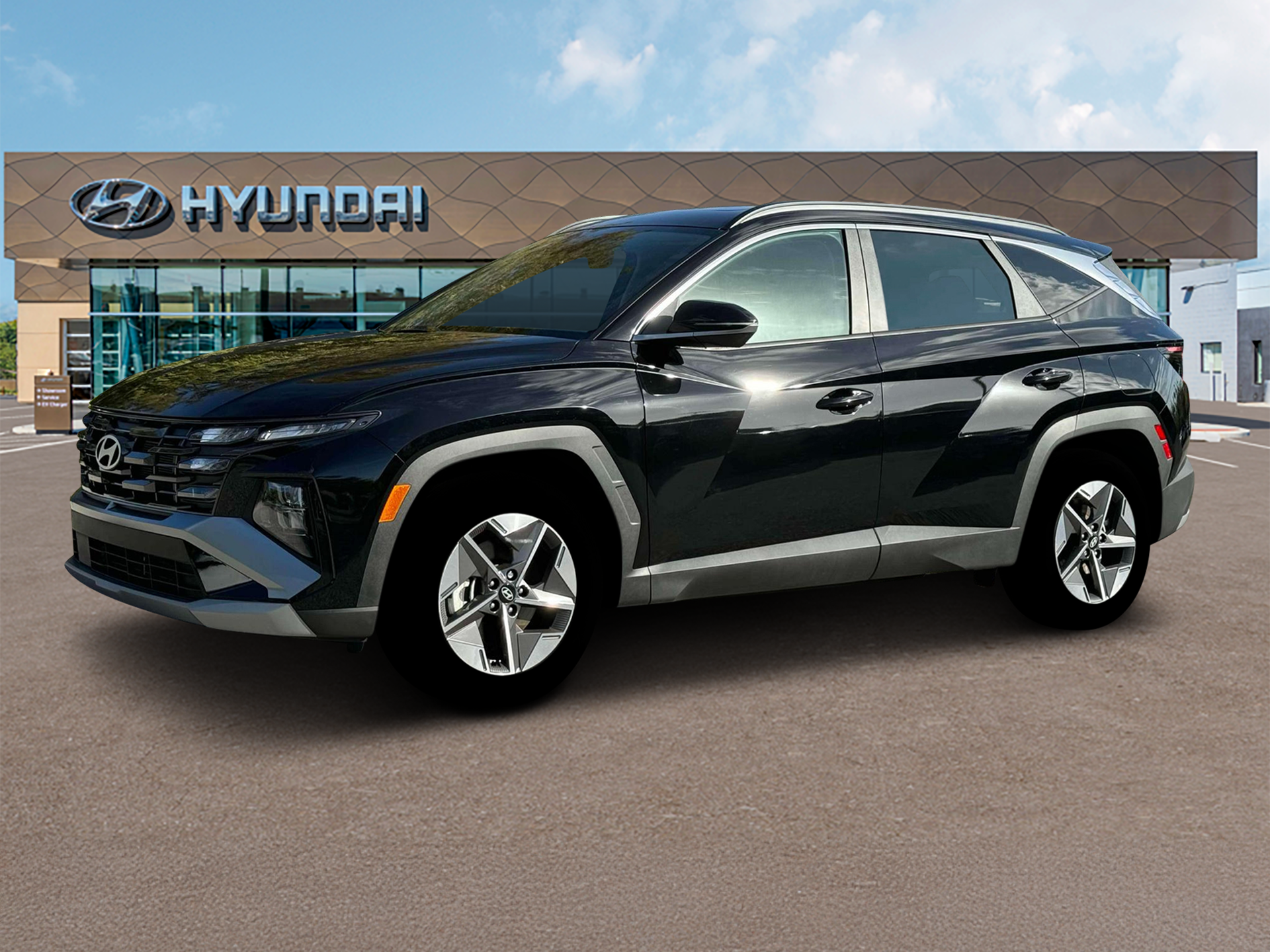 New 2025 Black Hyundai SEL Convenience FWD image 2