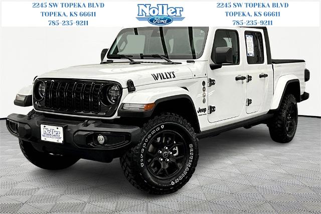 Used 2024 Jeep Gladiator Willys with VIN 1C6HJTAG2RL109513 for sale in Kansas City