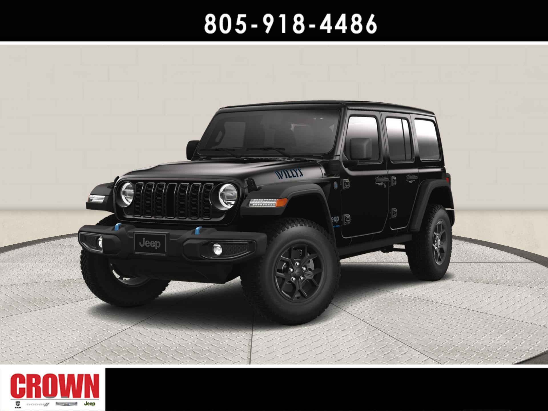 New 2024 Jeep Wrangler 4xe Willys Sport Utility in Ventura 241281
