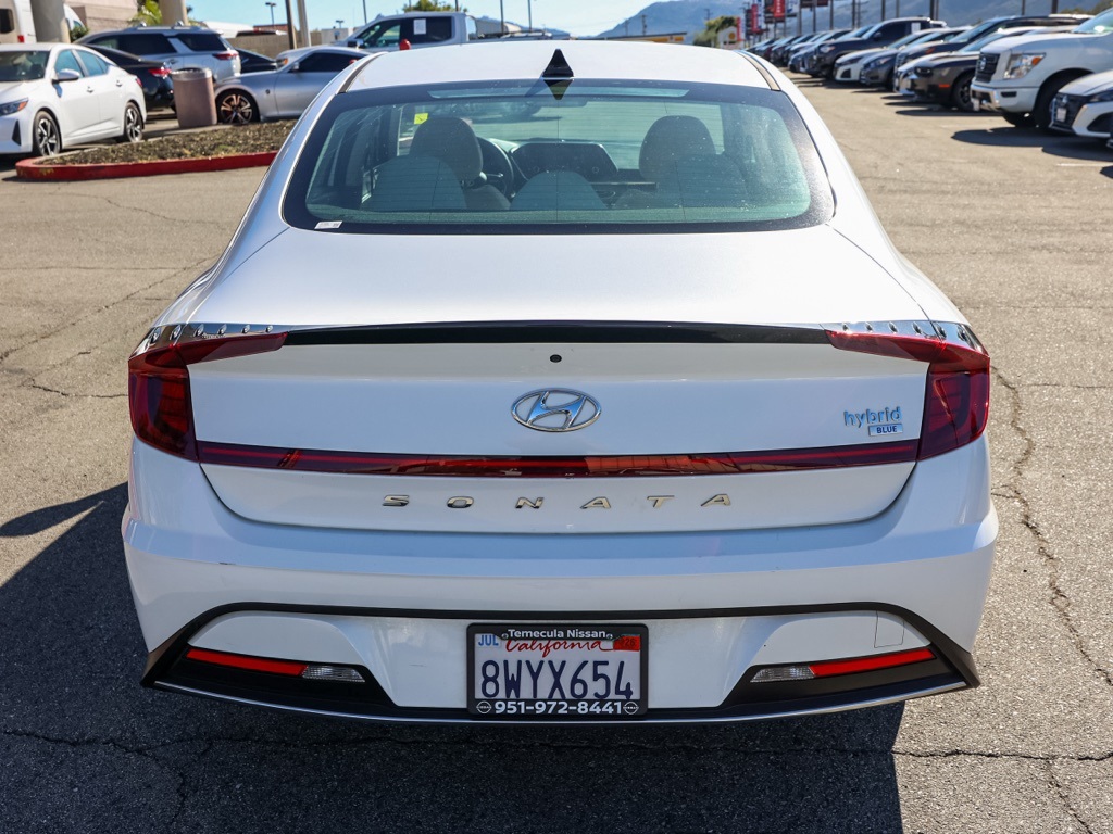 2021 Hyundai Sonata Hybrid Blue photo 4