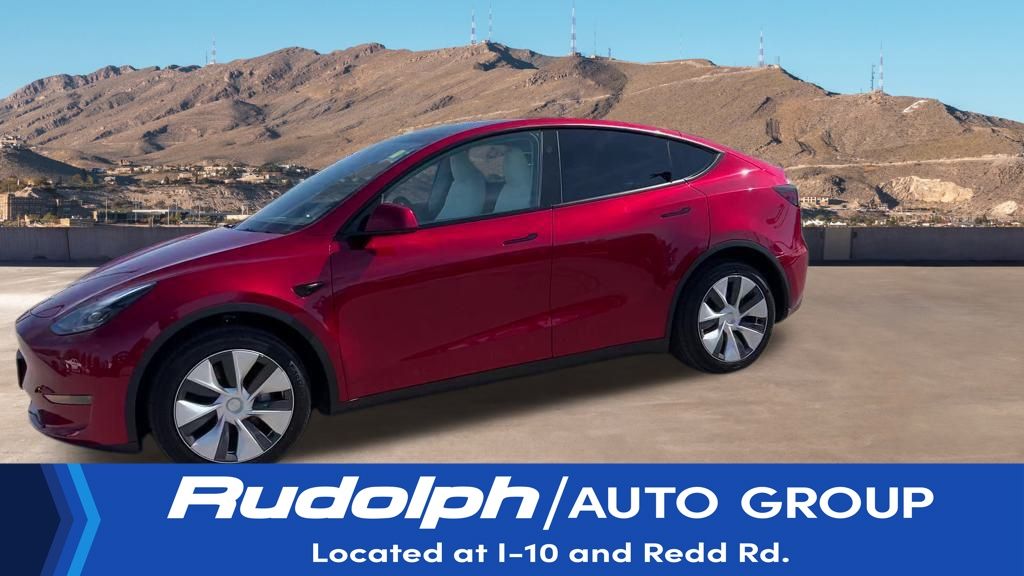 Used 2024 Tesla Model Y Long Range with VIN 7SAYGDEDXRF042825 for sale in El Paso, TX