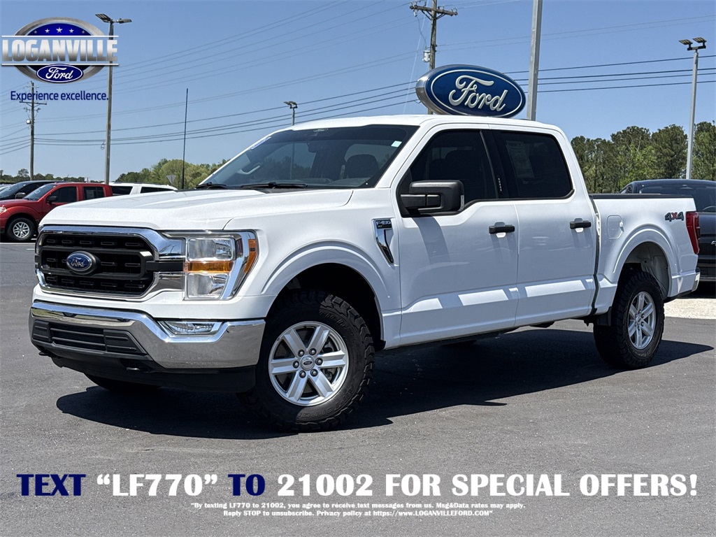 Used 2021 White Ford XLT image 1