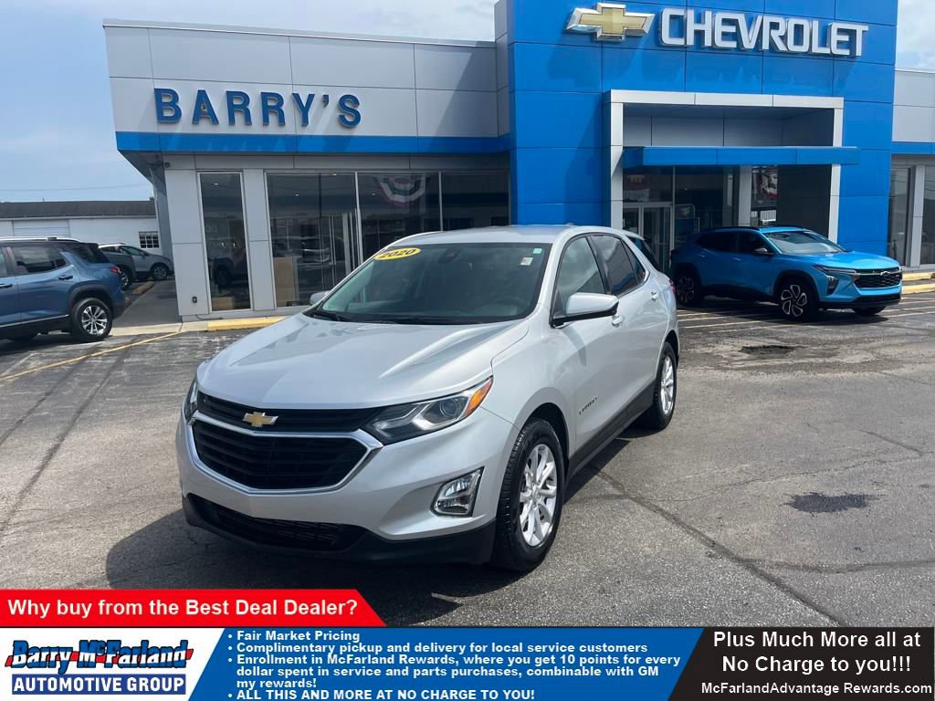 Used 2020 Silver Ice Metallic Chevrolet LT image 1