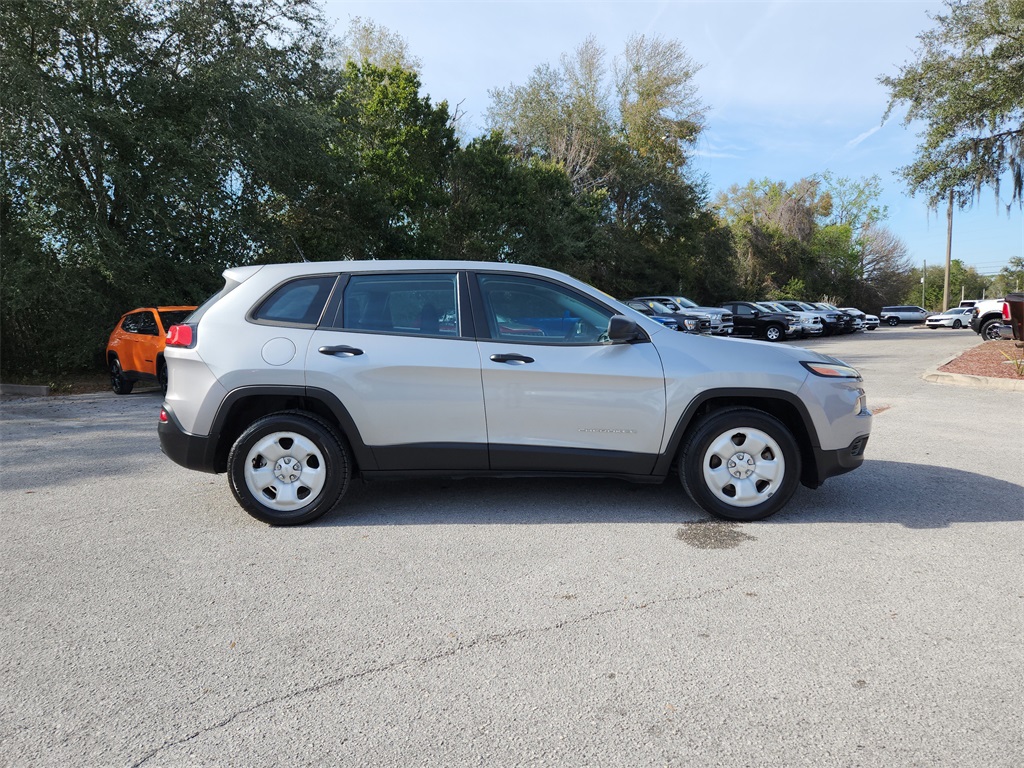 Certified 2017 Jeep Cherokee Sport with VIN 1C4PJLAB1HW574239 for sale in Inverness, FL