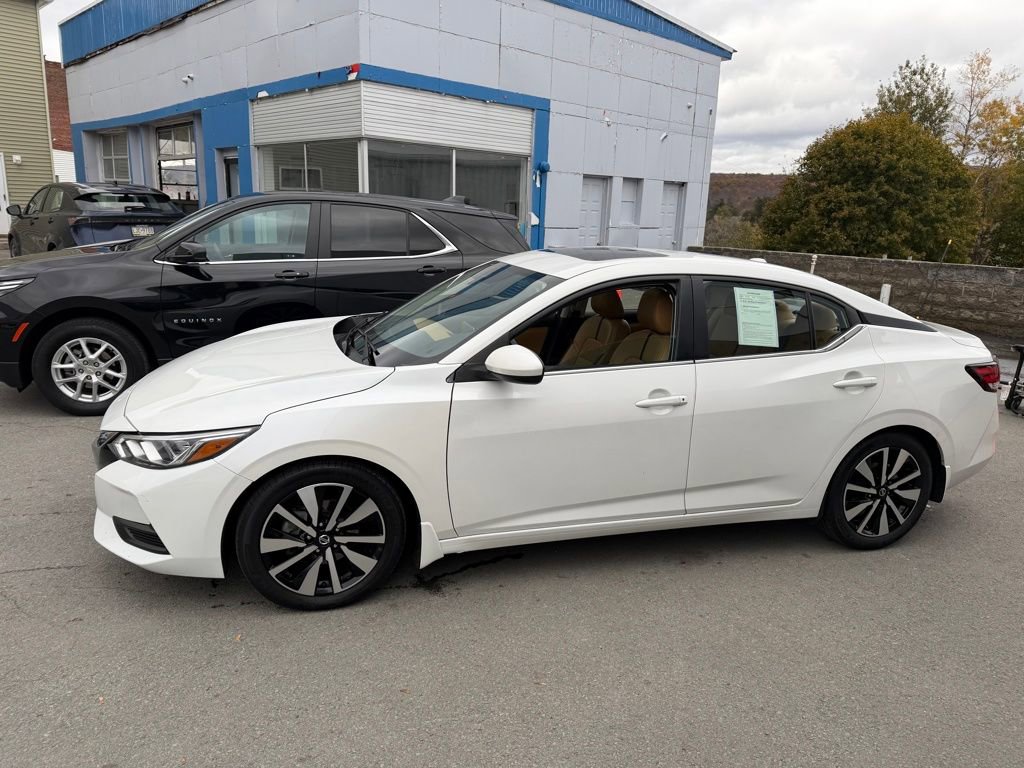 Used 2022 Nissan Sentra SV with VIN 3N1AB8CVXNY288467 for sale in Forest City, PA