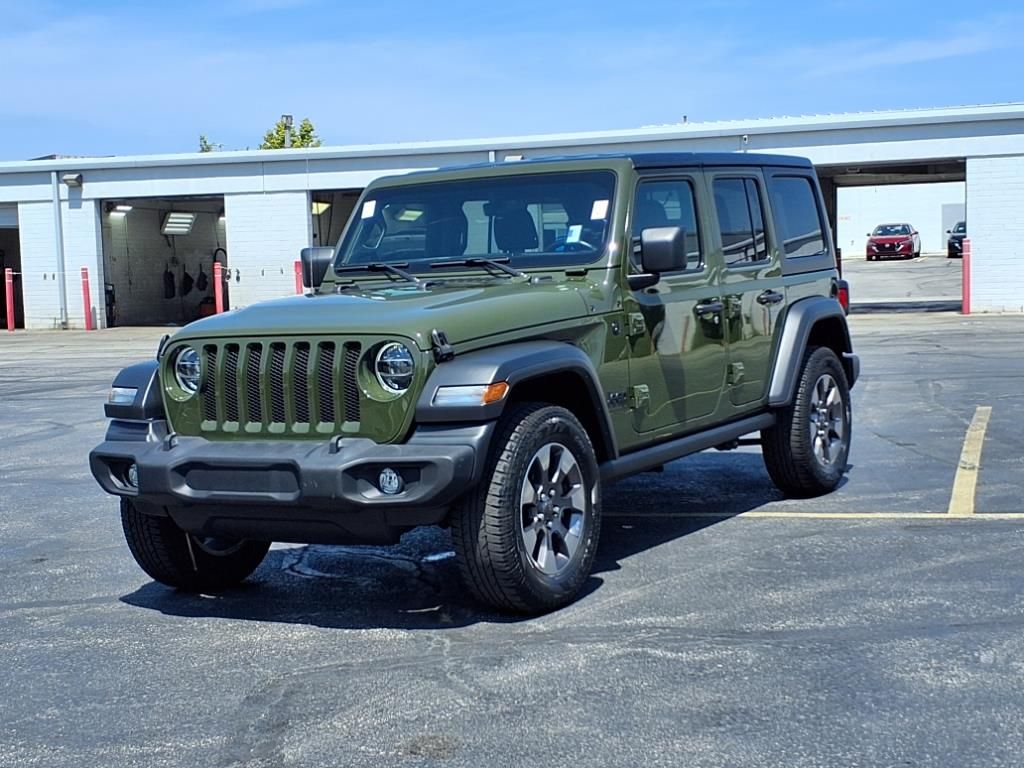 Used 2022 Jeep Wrangler Unlimited Sport S with VIN 1C4HJXDN6NW121585 for sale in Kansas City