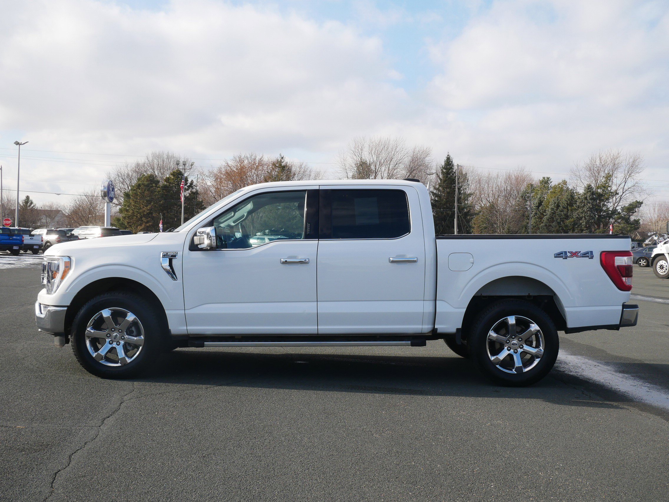 Used 2021 Ford F-150 Lariat with VIN 1FTFW1E84MFC06843 for sale in Hastings, Minnesota
