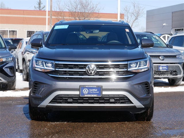Certified 2023 Volkswagen Atlas Cross Sport SE w/Tech with VIN 1V2HE2CA5PC225042 for sale in Inver Grove Heights, Minnesota