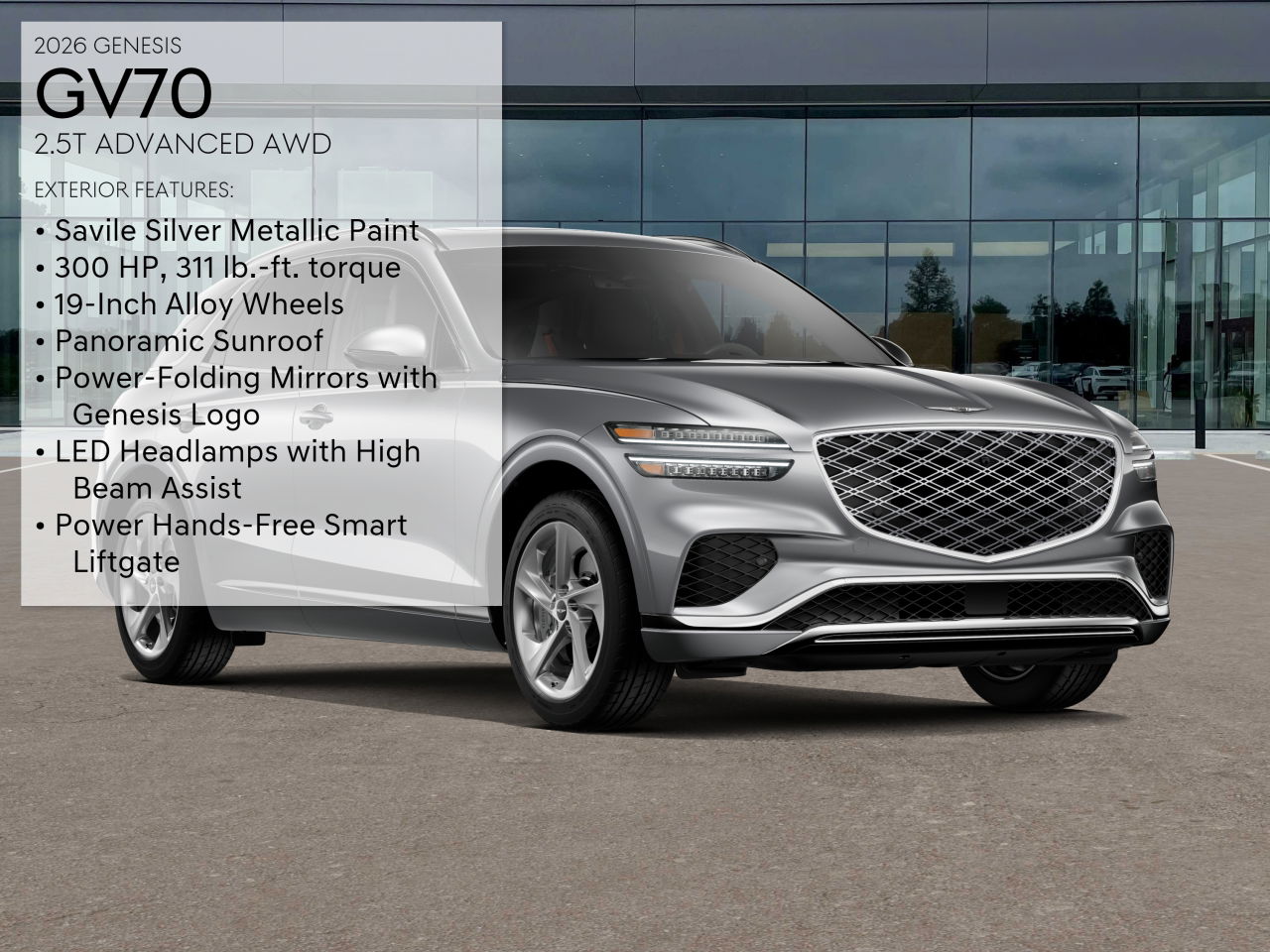 2026 Genesis GV70 2.5T Advanced photo 3