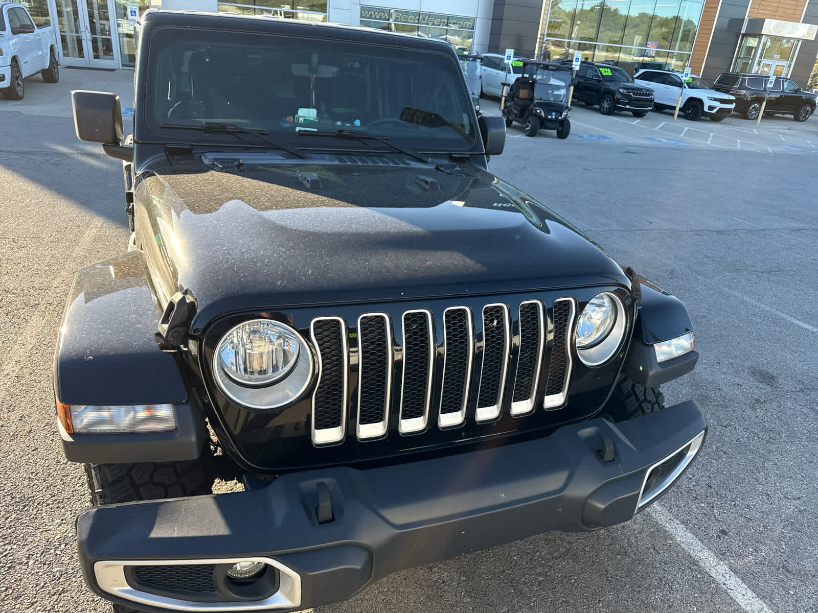 Used 2020 Jeep Wrangler Unlimited Sahara with VIN 1C4HJXEN7LW130761 for sale in Kansas City