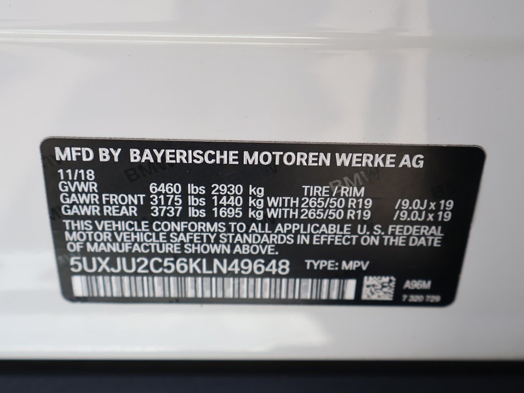 2019 Bmw X5 xDrive50i photo 52