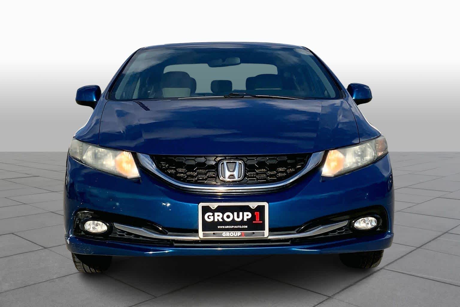 Used 2013 Honda Civic EX-L with VIN 19XFB2F98DE052415 for sale in Sugar Land, TX
