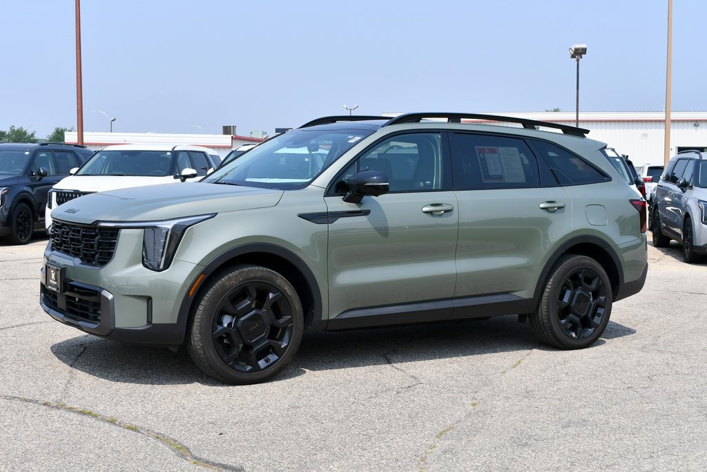 Certified 2025 Kia Sorento X-Line SX with VIN 5XYRKDJF7SG324510 for sale in Rochester, Minnesota