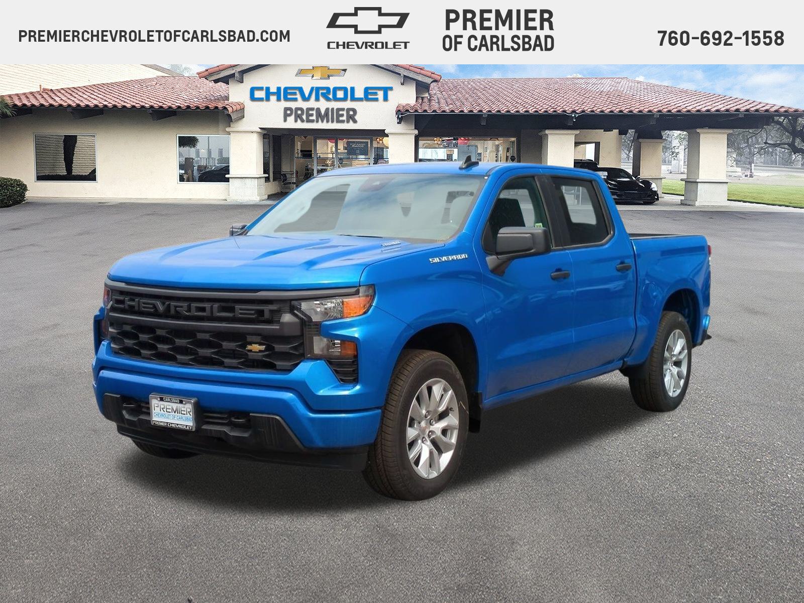 New 2025 Riptide Blue Metallic Chevrolet Custom image 1