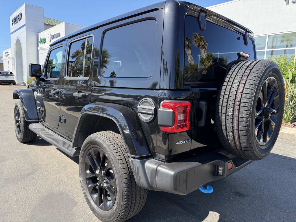 Used 2023 Black Jeep Sahara 4xe image 4