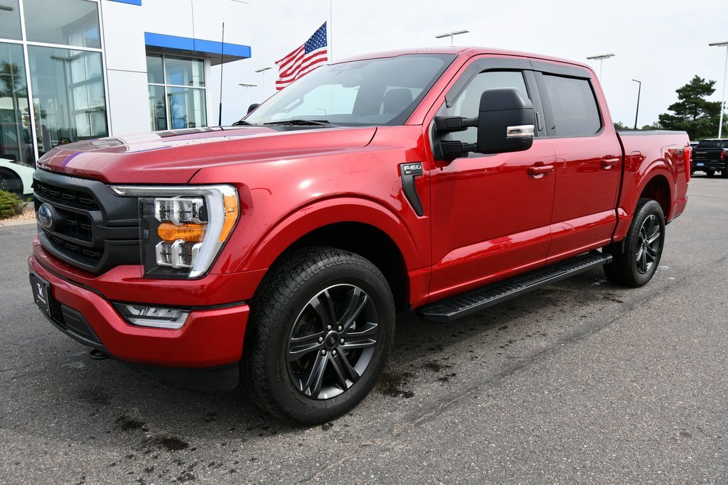 Used 2022 Ford F-150 XLT with VIN 1FTFW1E86NFB93319 for sale in North Branch, Minnesota