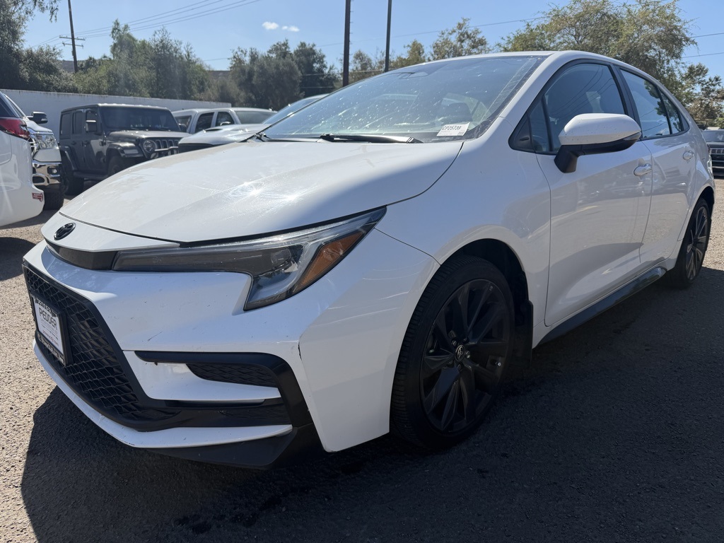 Used 2024 White Toyota SE image 2