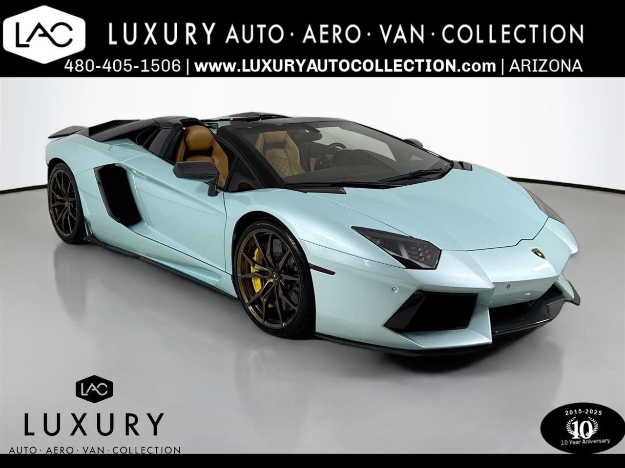 Used 2015 Blu Hera Metallic Lamborghini LP 700-4 image 1