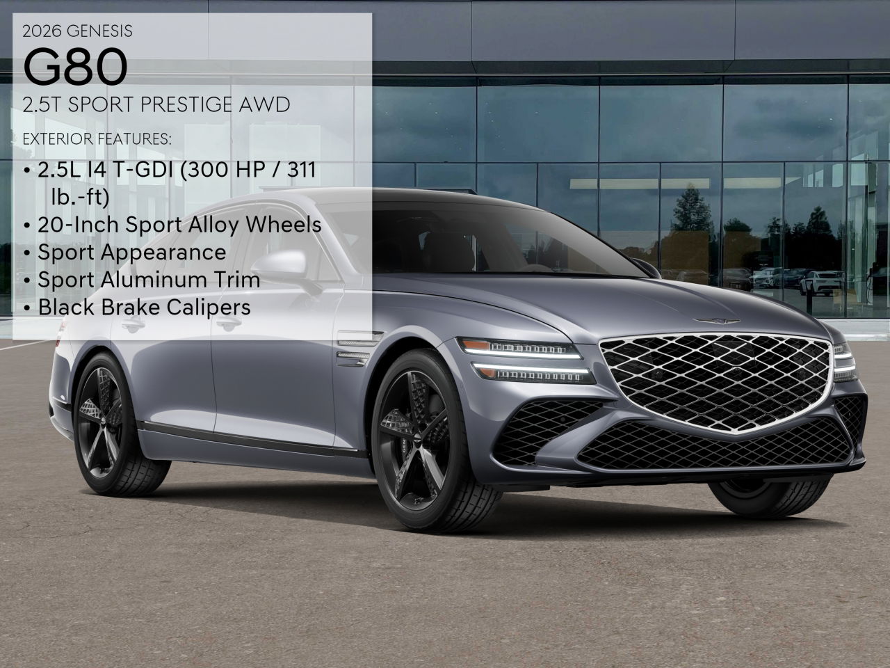 2026 Genesis G80 2.5T Sport Prestige AWD photo 3