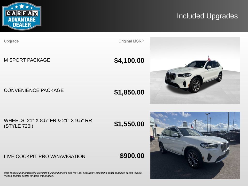 2022 BMW X3 30i's photo