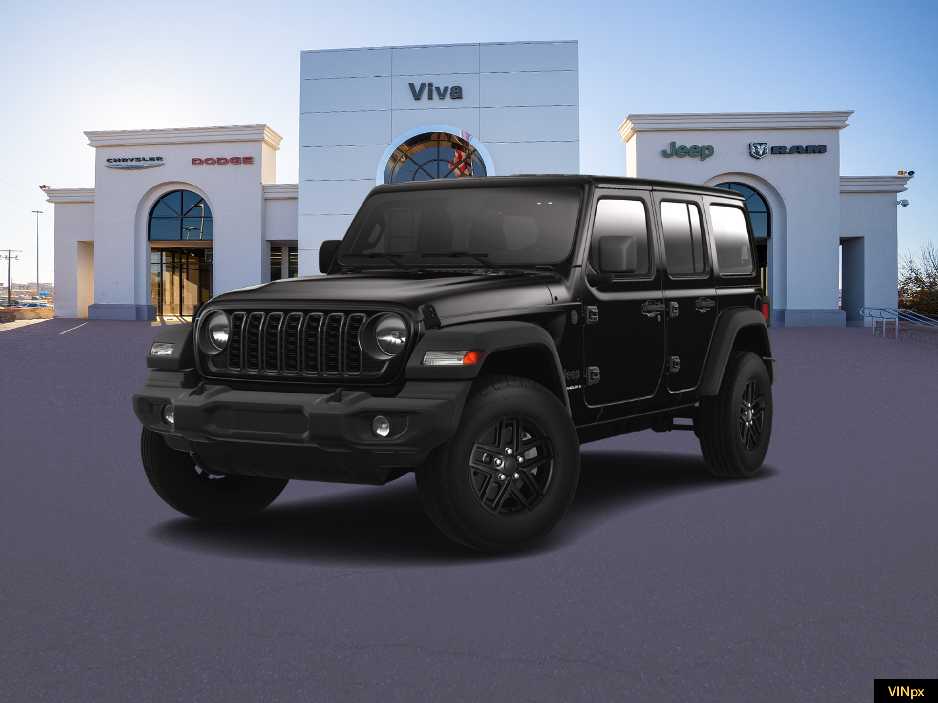 New 2025 Black Clear-Coat Exterior Paint Jeep Sport S image 1