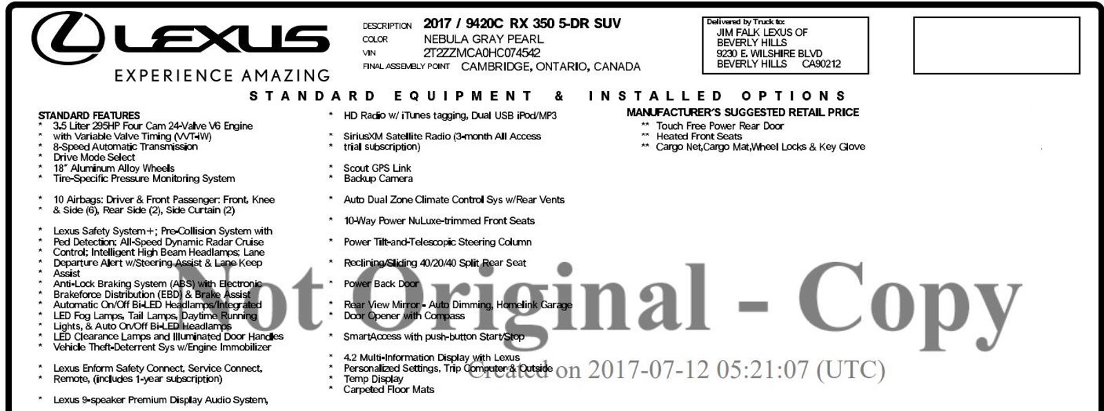 2T2ZZMCA0HC074542