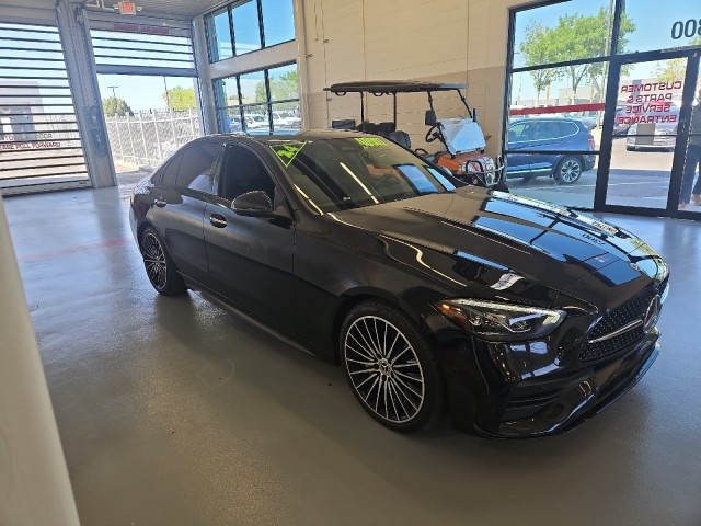 Used 2024 Black Mercedes-Benz C 300 image 1