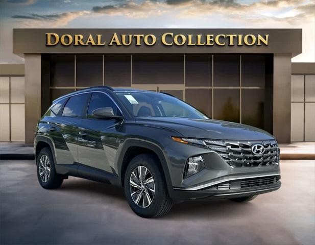 New 2024 Hyundai TUCSON HYBRID Blue Sport Utility in Doral #RU236303 ...