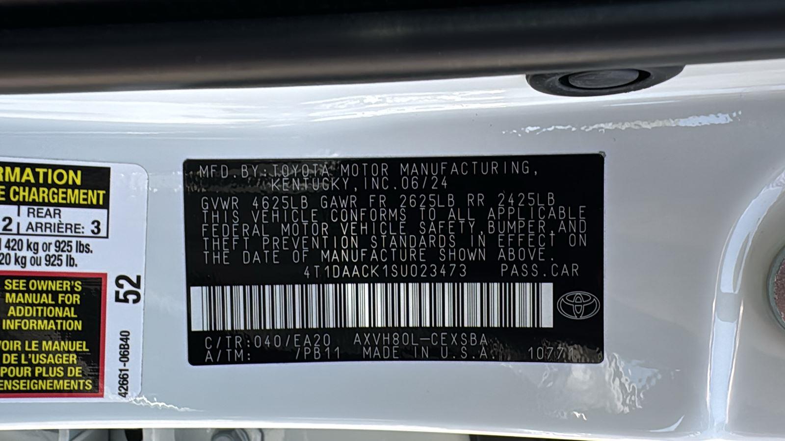 2025 Toyota Camry SE photo 22