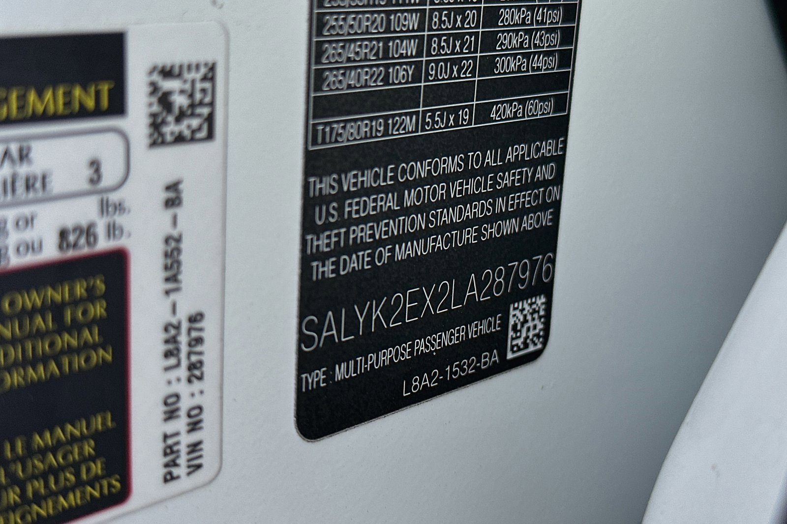 PreOwned 2020 Land Rover Range Rover Velar RDynamic S Sport Utility