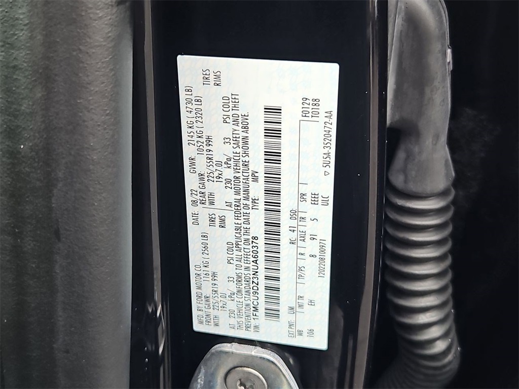 2022 Ford Escape Hybrid Titanium photo 33